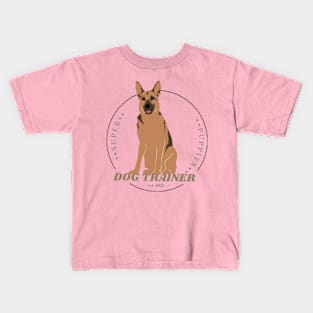 Dog Trainer German Shepherd Kids T-Shirt